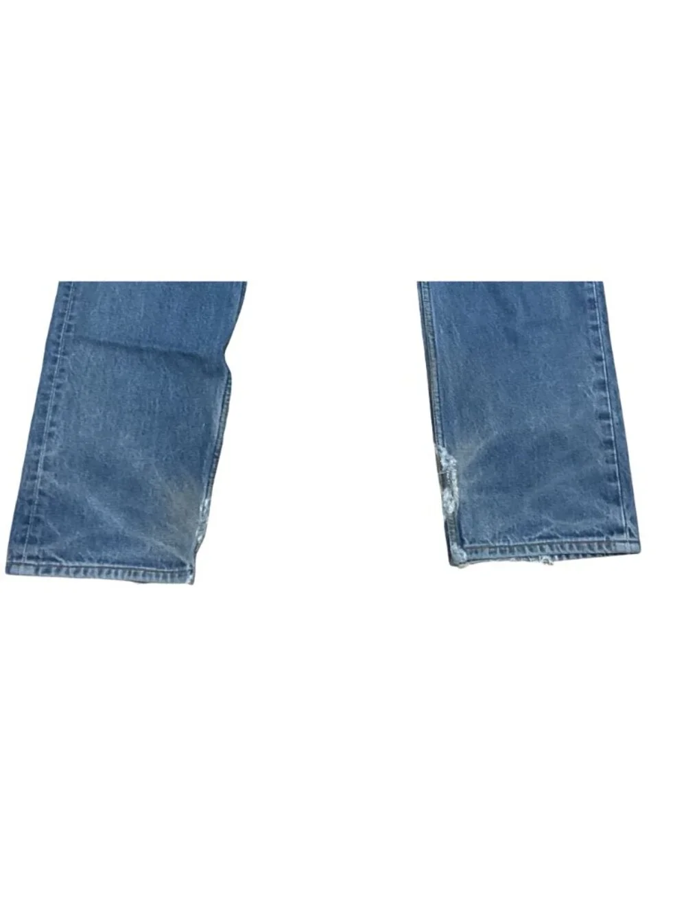 Levi's 501 Blue Jeans W38 L40 Straight-Leg 100% Cotton Button Fly Mens